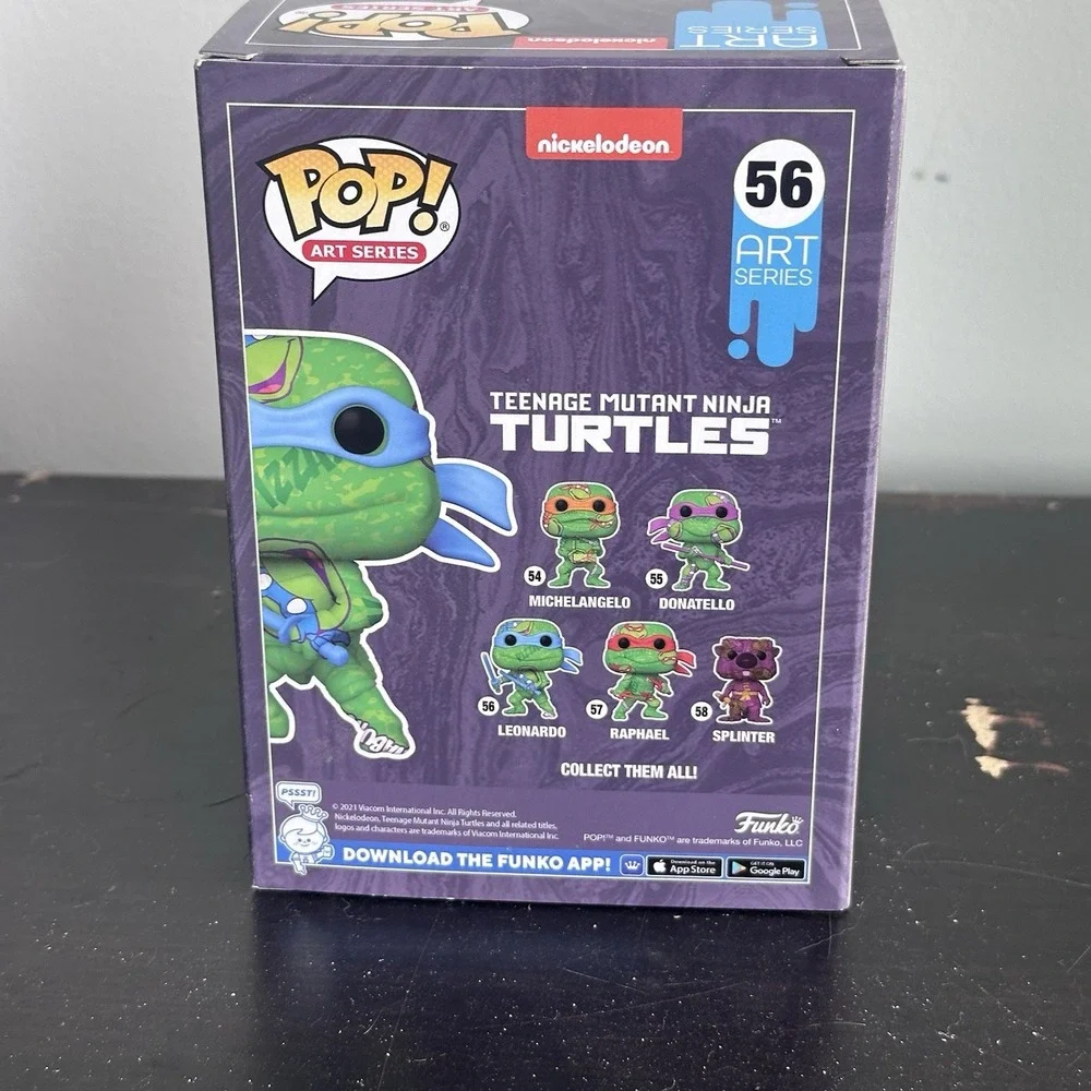 Funko Pop! Teenage Mutant Ninja Turtles #56 Leonardo Art Series Target Exclusive